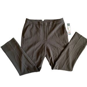 NWT BCBG MAXAZRIA‎ Womens Black Straight Leg Dress Pants Size 8